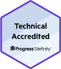 Technical Accredited Sitefinity Badge